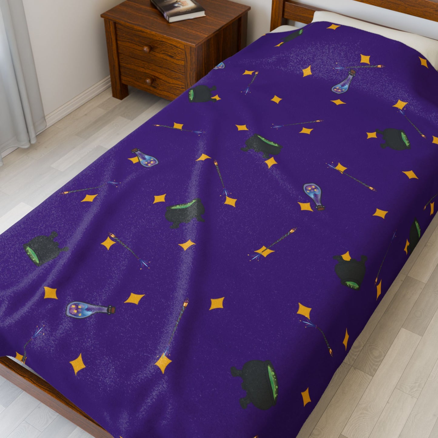 Witch Velveteen Blanket