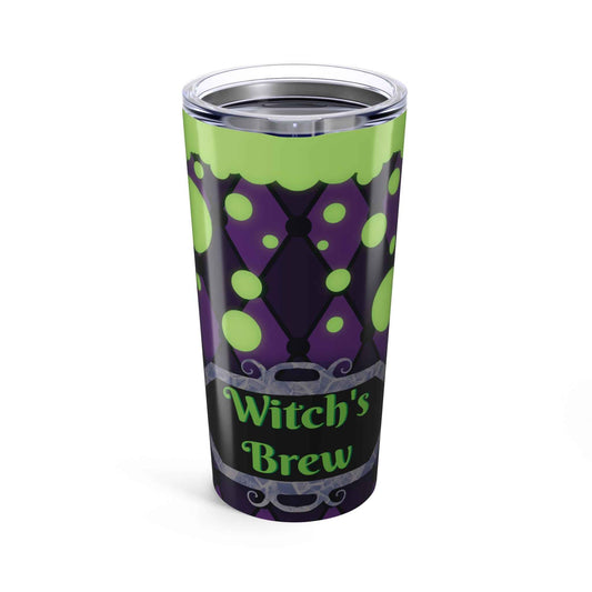 Halloween Tumbler 20oz - Witch's Brew Design