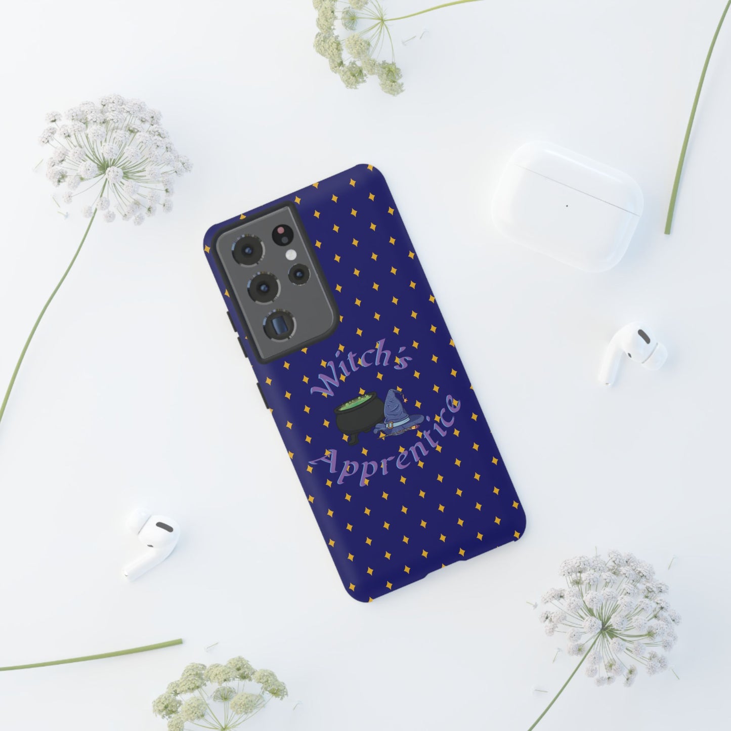 Witch's Apprentice Phone Case, Magical Mobile Cover, Halloween Accessories, Gift for Witches, Cute Phone Case, Unique Phone Protection