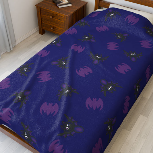 Halloween Bat Velveteen Plush Blanket