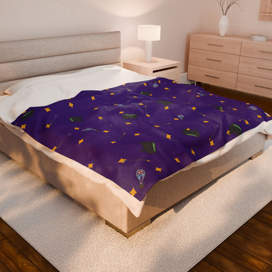 Witch Velveteen Blanket