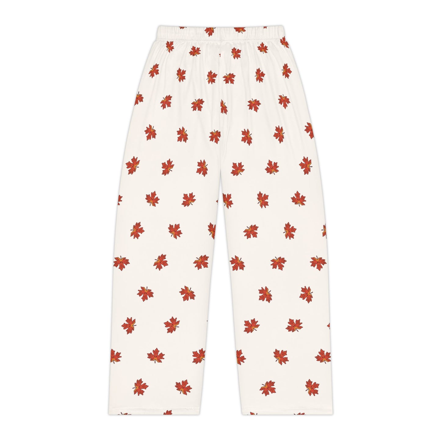 Women's Pajama Pants - Autumn Leaf Angry Leaf Funny Design