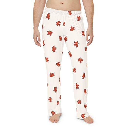 Men's Pajama Pants - Autumn Leaf Funny Print