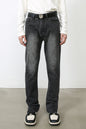 Men's Decor Zip Jeans with Pockets Dark
