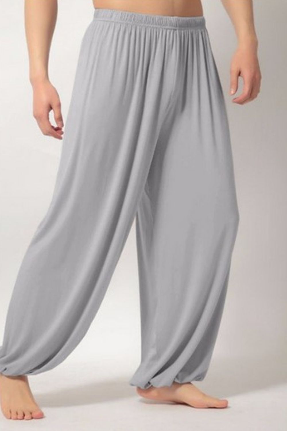 Men's Full Size Elastic Waist Pants Plus Size